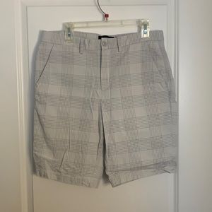 Apt 9 white plaid shorts